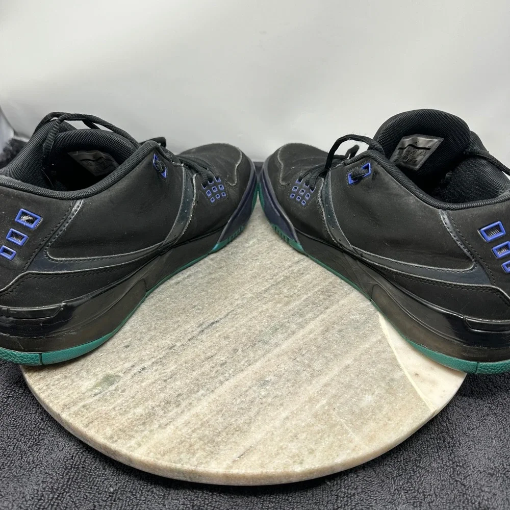 Jordan Flight 23 Mens Basketball Shoes Size 9.5 Black Teal Purple 317820-013